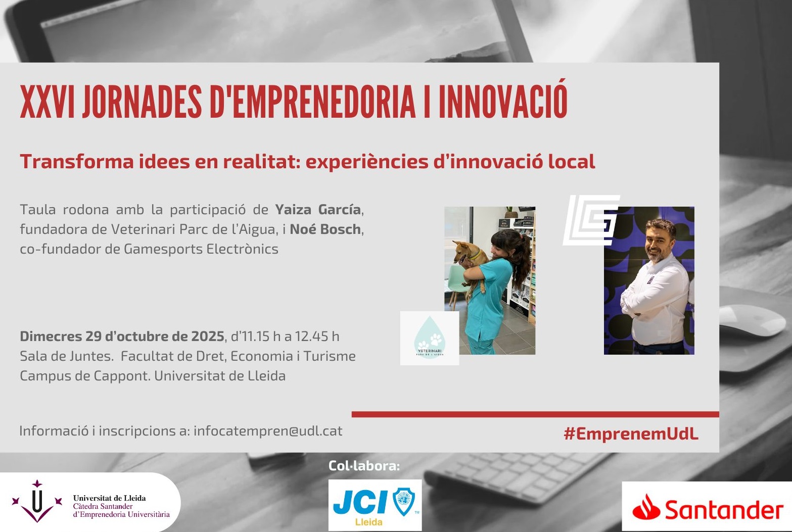 Taula rodona 29.10.2025 - XXVI Jornades Emprenedoria i Innovacio Taula rodona 29.10.2025 - XXVI Jornades Emprenedoria i Innovacio